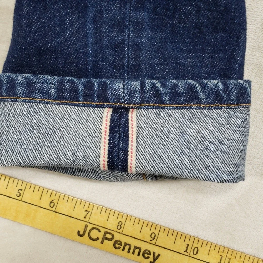 A.P.C. Petit Standard Selvedge Raw Jeans Mens 32 Blue Slim Straight Droit Etroit